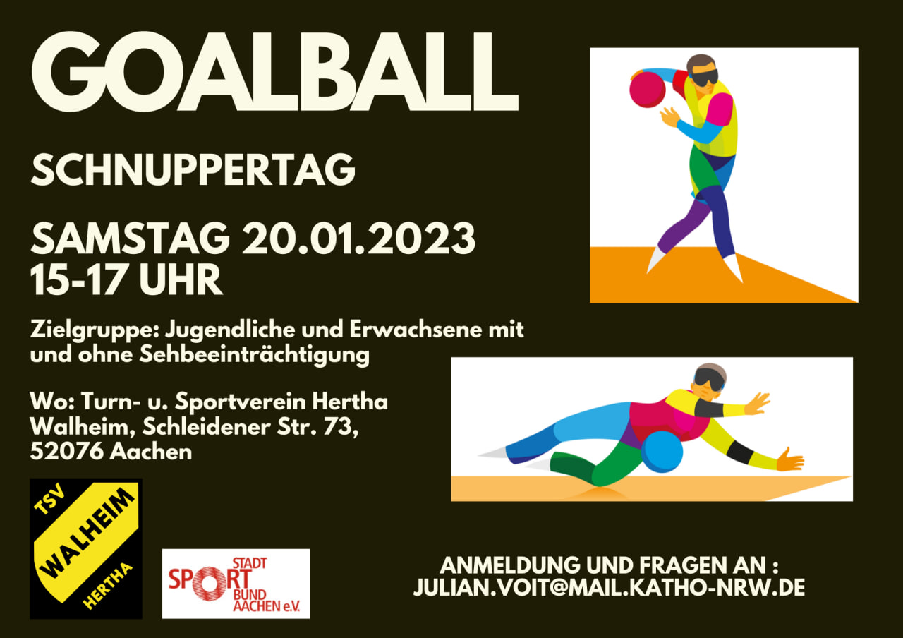 Schnuppertag Goalball